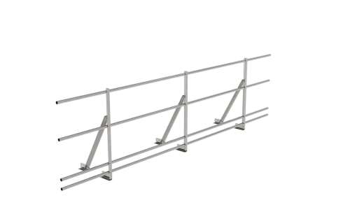 Кровельное ограждение Fachmann КО/ECO/SN-800-2-3000 Фальцевый крепеж